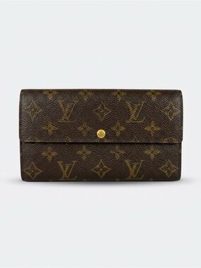 Louis Vuitton Brown Monogram Crossbody Wallet w/ Chain, Twilly and Cherry Charm
